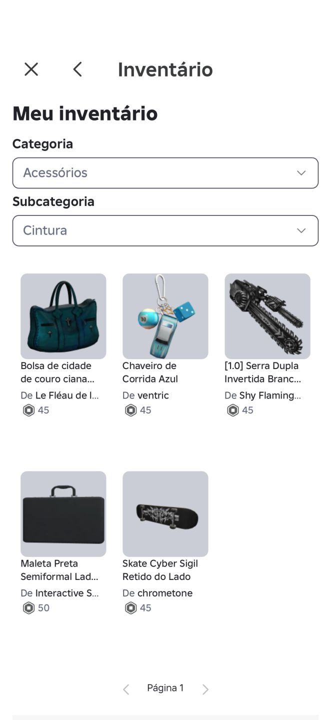 Conta de Roblox