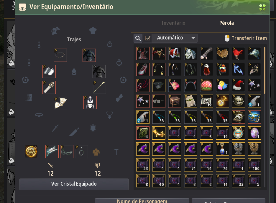 Conta Black Desert SA 893 GS 2 arma deca Vell Brilhante