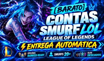 CONTAS LEAGUE OF LEGENDS - NÍVEL 30 E UNRANKED'S - AUTOMÁTICO!