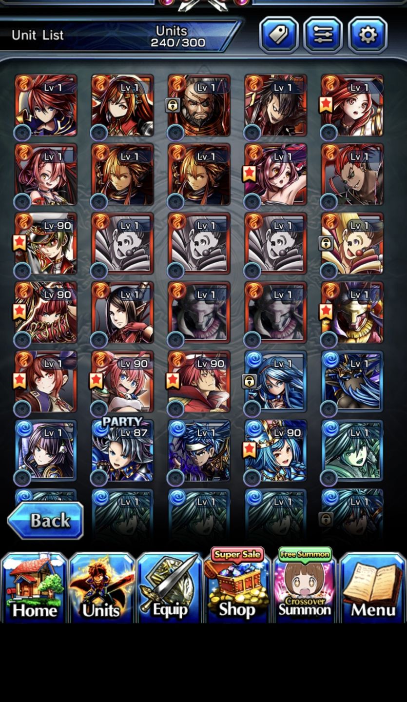 Grand summoners okarun,reimu,lilya imperial etc
