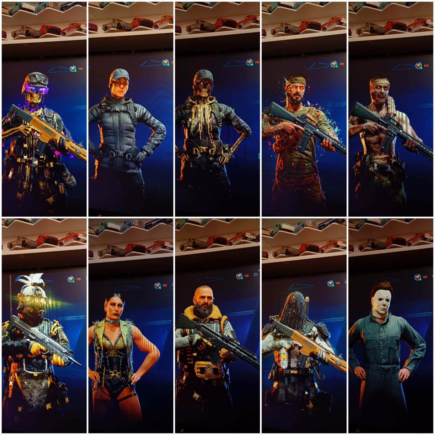 Conta de warzone com skin que são procuradas, Palhaço sinistro,Snoop Dogg, Izzy