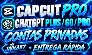 CHAT GPT PLUS/PRO I CAPCUT PRO l PRIVADO 30 DIAS MELHOR PREÇO !! ENTREGA RAPIDA