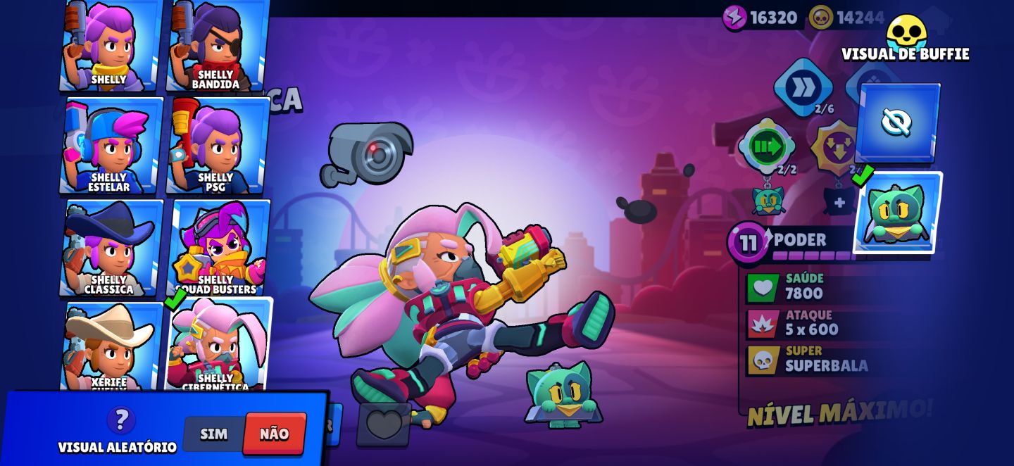 CONTA BRAWL STARS VETERANA DESDE O BETA | 106/107 BRAWLERS | MUITAS SKINS RARAS