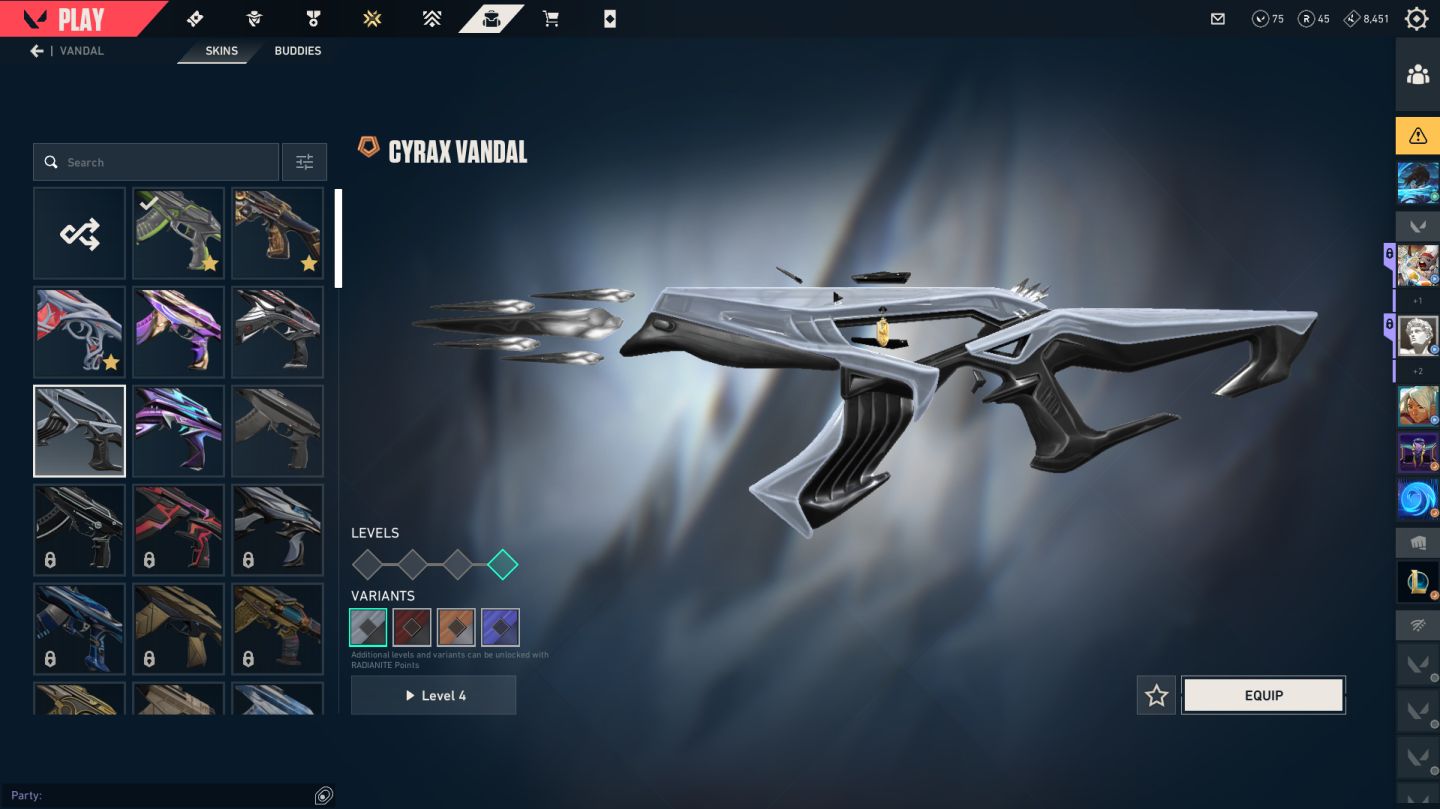 Conta VALORANT Full Acesso | Único Dono | Skins TRYHARD | R$ 1.285,70 gastos