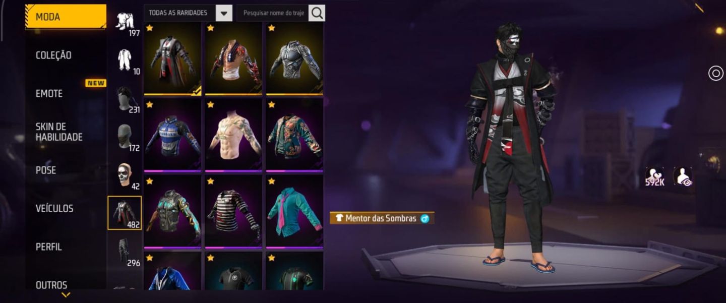 Ff +482 Peitas | Xm8 e Ump Att | Lvl.74 Gemada | Criada em 2018