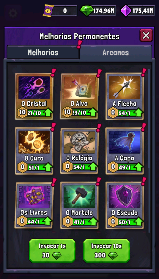 EVIL TOWER: IDLE TOWER DEFENSE | GEMAS VERDES + GEMAS ROXAS | TOP VENDAS