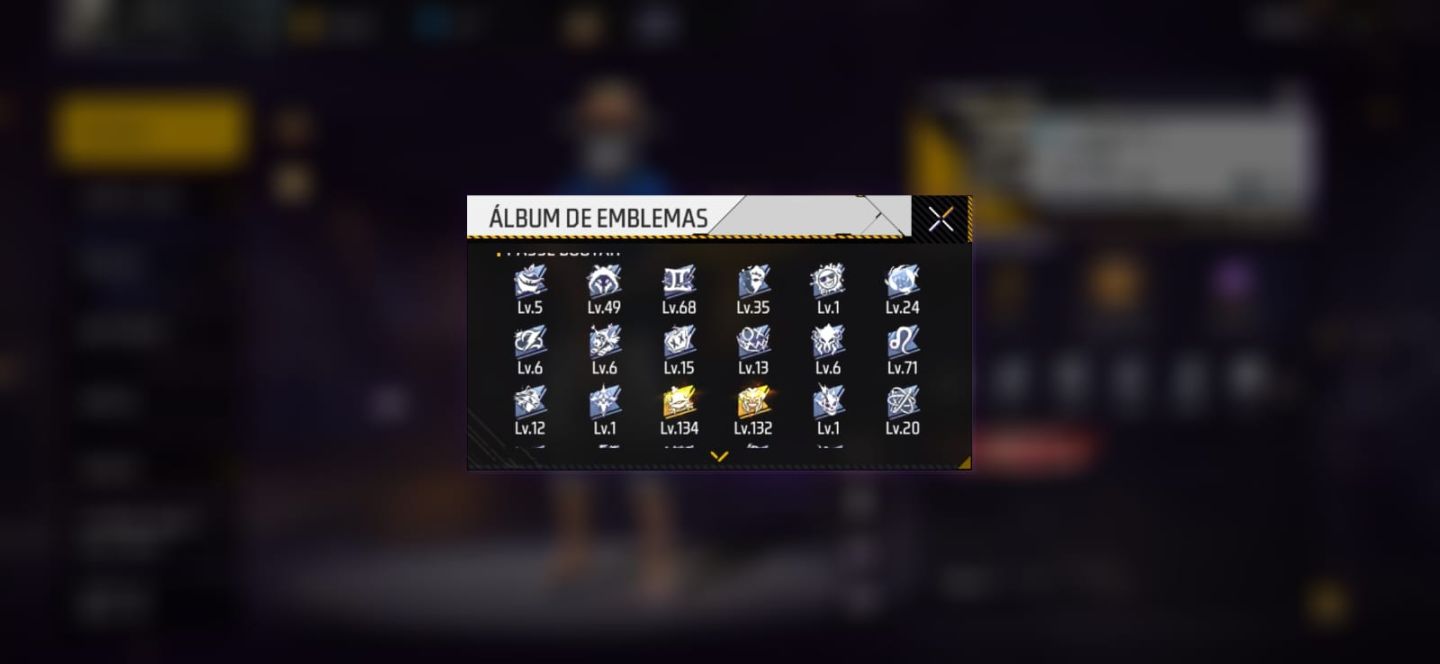 CONTA DE FREE FIRE - LEVEL 61 | PRIME 3
