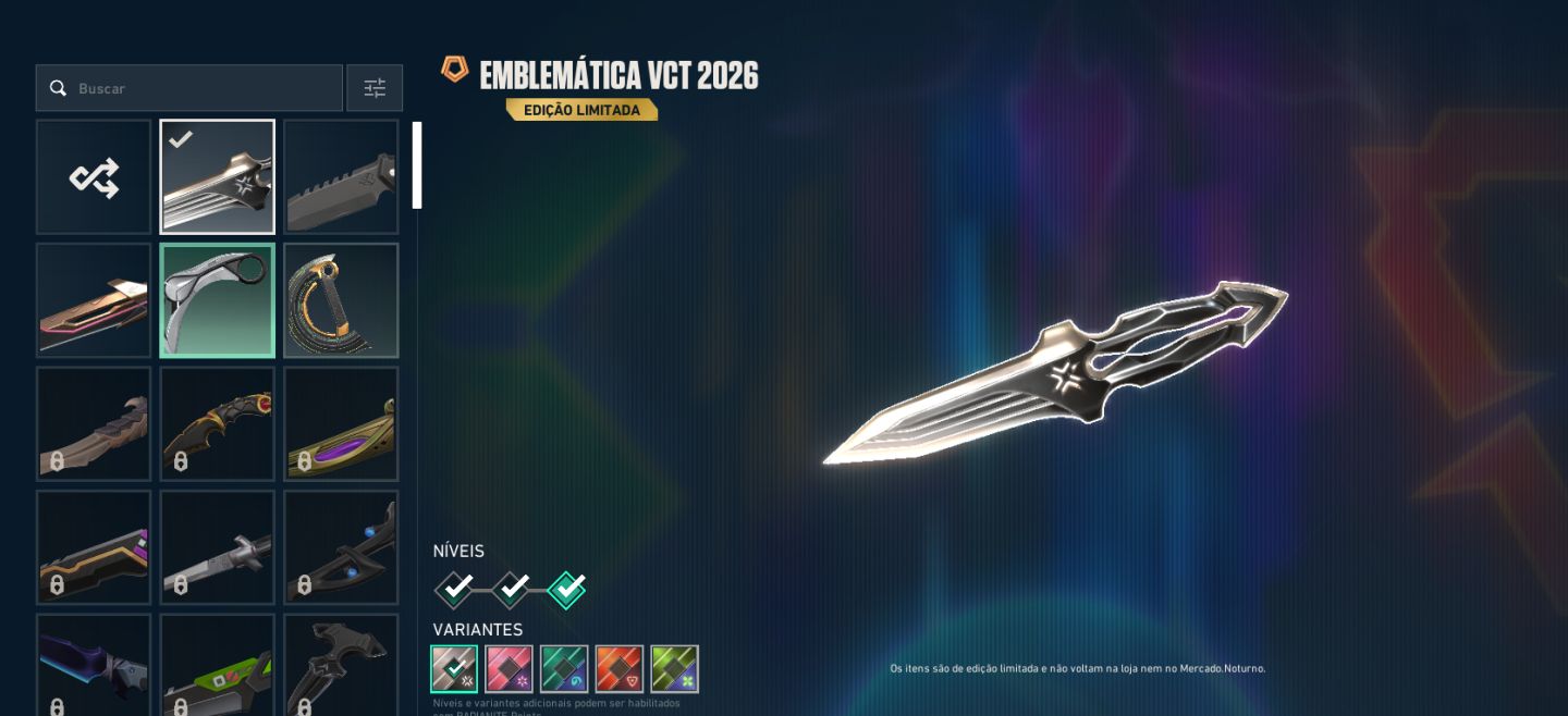 D2| VCT 2026+ KURONAMI + PRELÚDIO DO CAOS + RECON + 4 FACAS TOP TIER| NIVEL 206