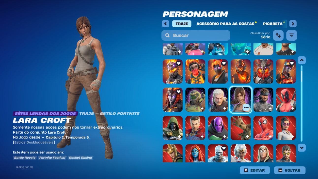 CONTA DE FORTNITE COM SKINS RARAS E SALVE O MUNDO COM VBUCKS
