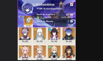 AR 56 | Columbina + Zibai + Nicole + Durin + Flins | Benção 25 Dias | América