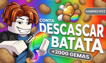 [75% OFF] CONTA DESCASCAR A BATATA / PEEL THE POTATO / +2K GEMAS e CONQUISTAS