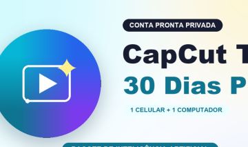 CAPCUT PRO TEAM 30 DIAS | 1200 CRÉDITOS IA | CONTA PRIVADA | 4K 60FPS
