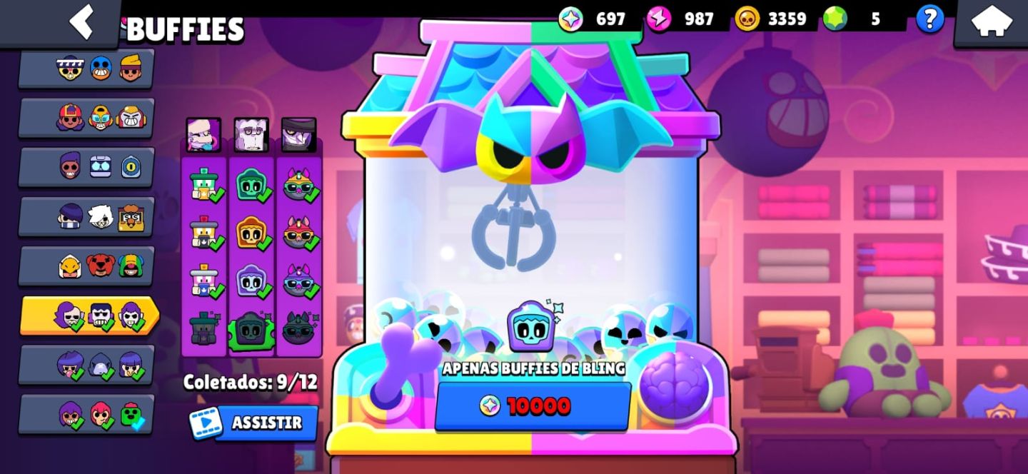 Brawl 89k de troféus com muitas skins raras e upadas!!