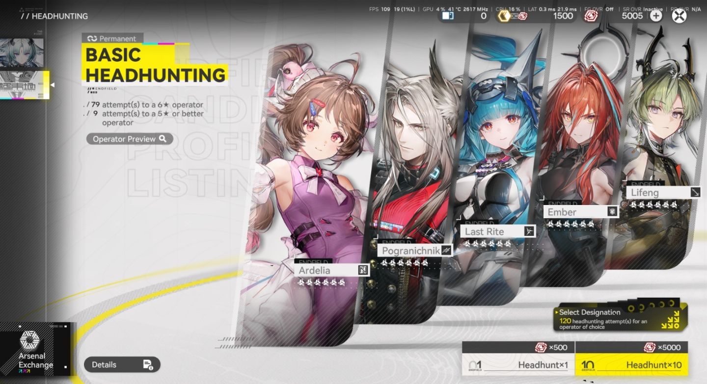 Conta Arknights Endfield Premium