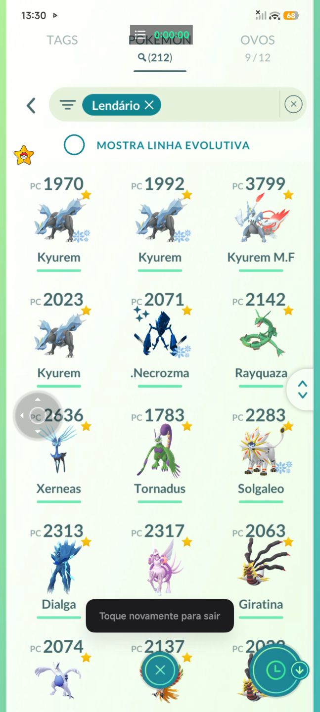 Venda de lendário no Pokémon e transformação de lendário e Pokémon na promoção..