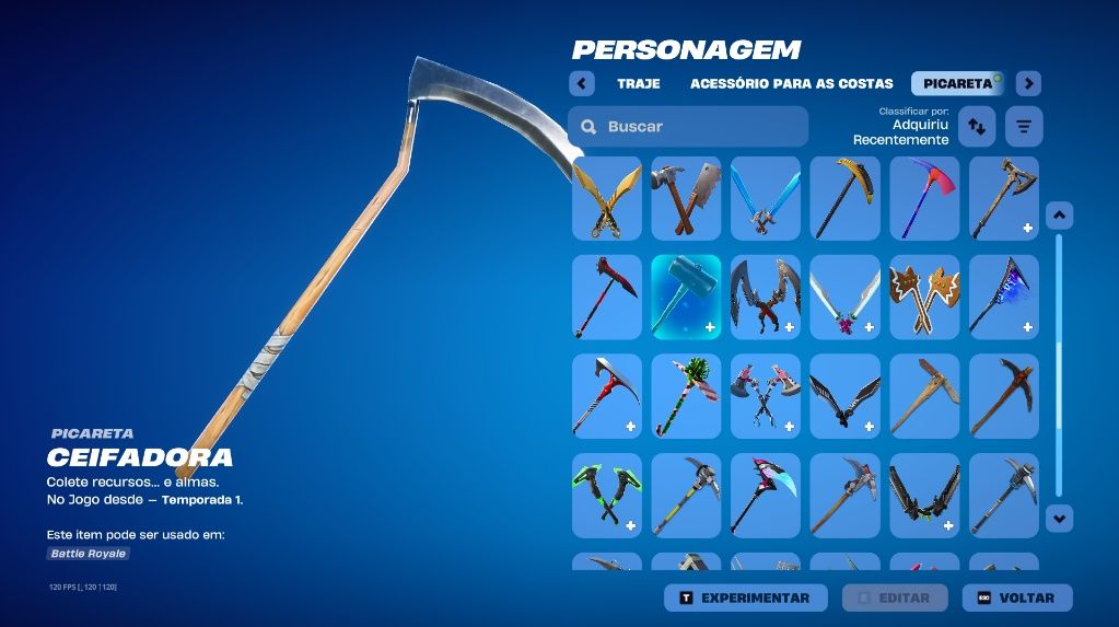 Conta de Fortnite e Fortnite SALVE O MUNDO + conta da Epic com jogos pegos