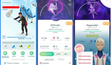CONTA POKEMON GO LEVEL 55 | 98 LENDARIOS | 75 BRILHANTE | NAGANADEL IV100