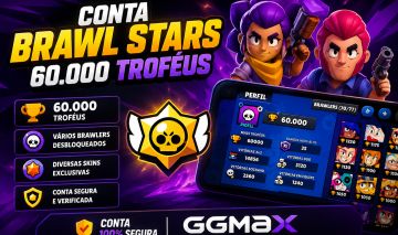 Venda de Conta Brawl Stars 60K+ Troféus | 105/105 Brawlers