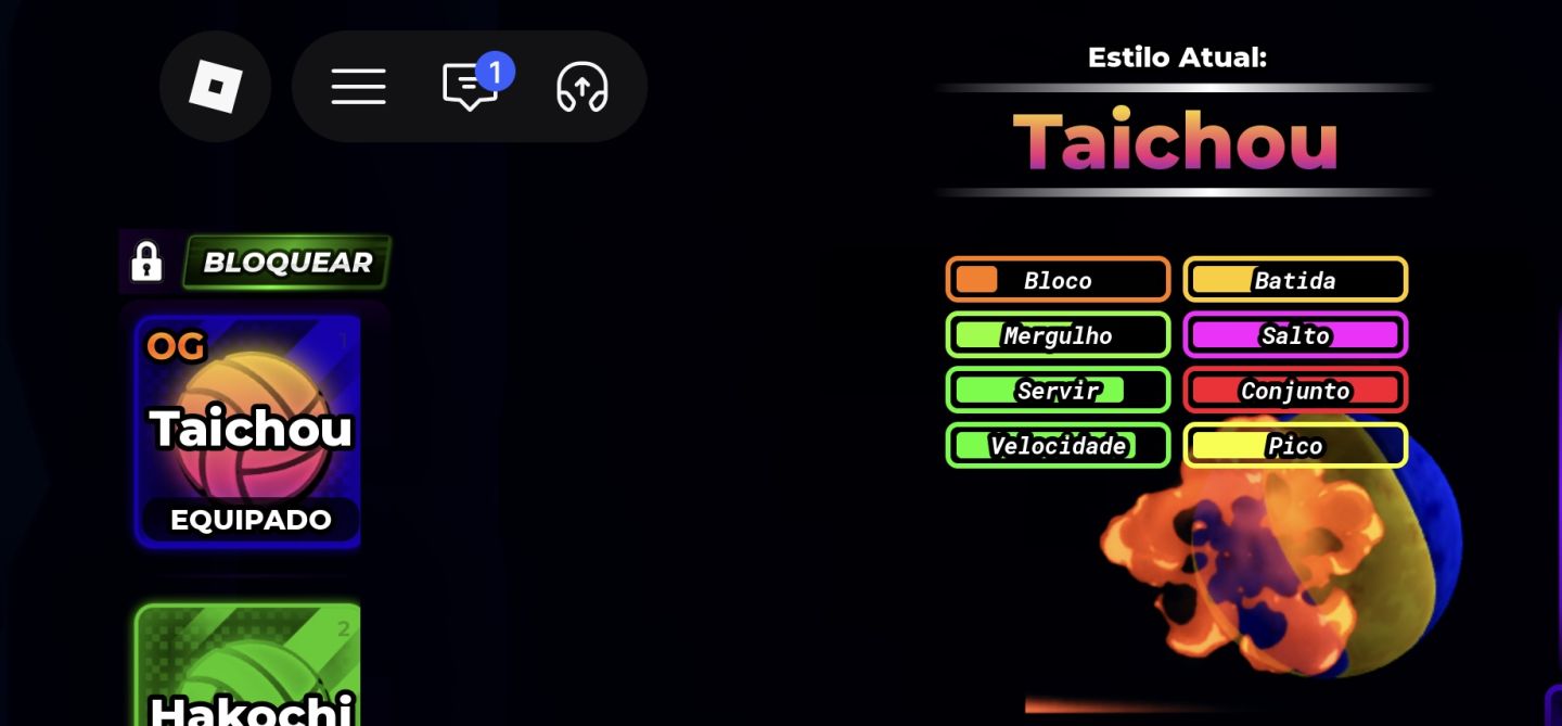 (Promoção)conta Volleyball Legends TAICHOU OG