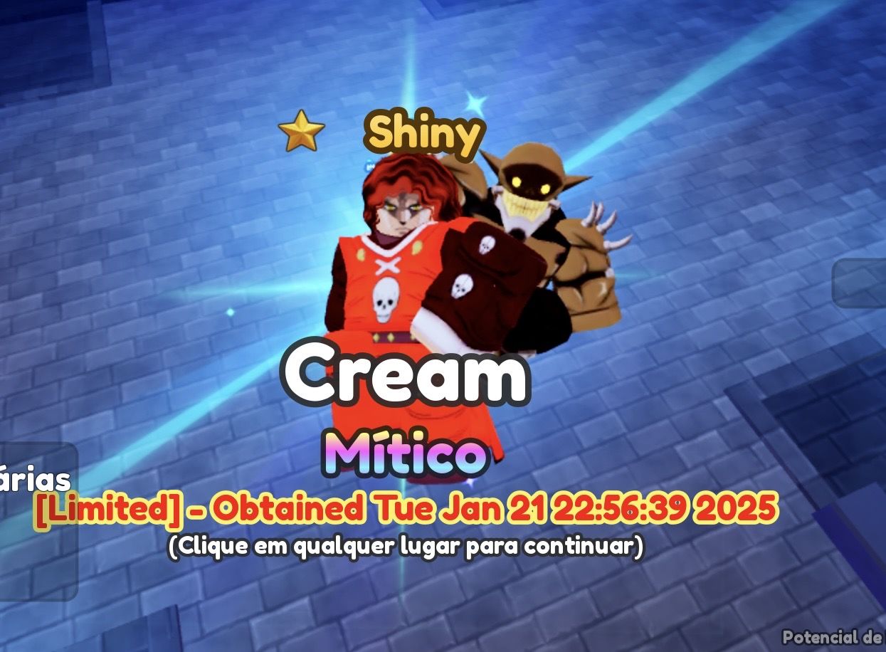 Conta upada no anime adventures, com unidade unique com sss em dmg e sss em spa