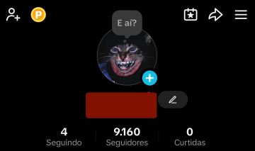 Conta do TikTok sem nenhuma restrição