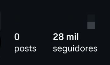 Conta de Instagram com quase 30k de seguidores