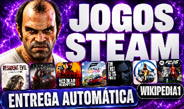 JOGOS DA STEAM PARA PC | CONTAS STEAM OFFLINE | ENTREGA AUTOMÁTICA