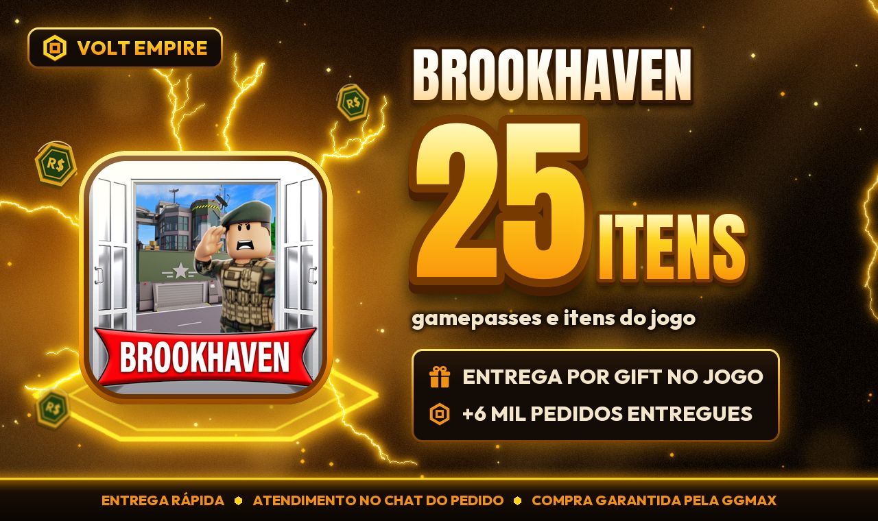 Brookhaven | Gamepasses e Itens por Gift | Entrega Rápida