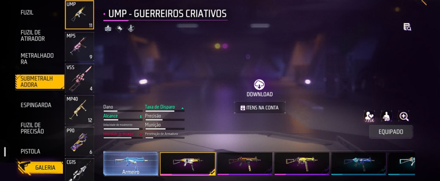 Conta freefire