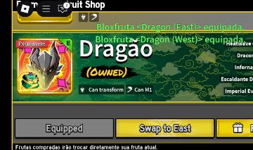 CONTA BLOX FRUITS - DRAGON PERM - 2X - Roblox - Blox Fruits - GGMAX