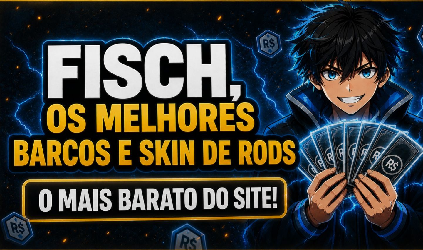 FISCH OS MELHORES BOATS E SKIN DE RODS PELO MENOR PREÇO