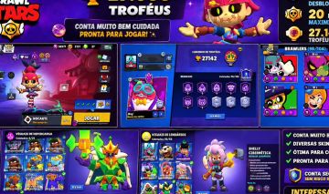 CONTA DE BRAWL STARS 27K TROFÉUS