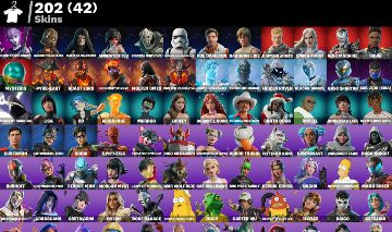 Conta fortnite com muitas skins top