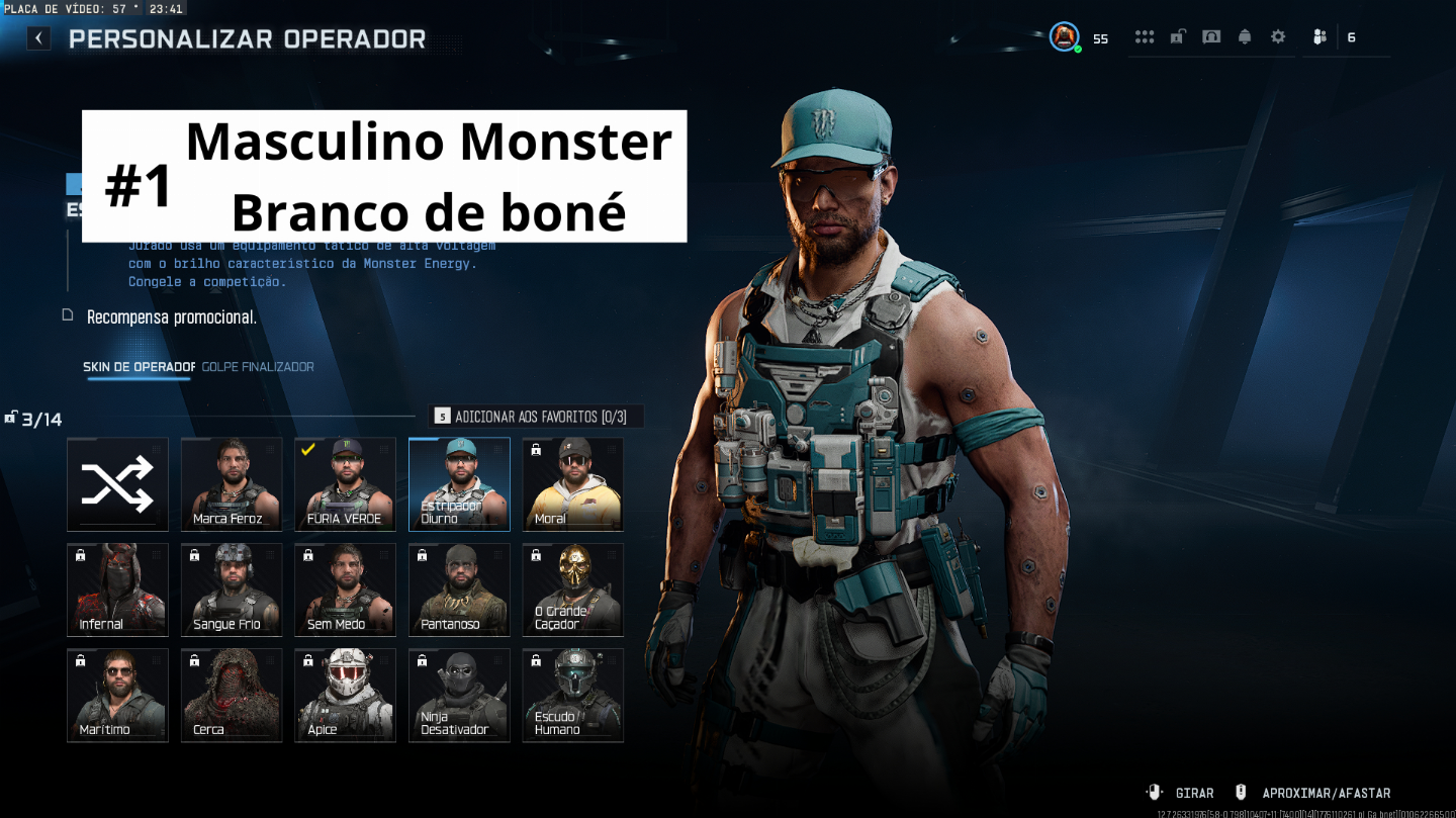 Skins Operadores Warzone/BO6/BO7