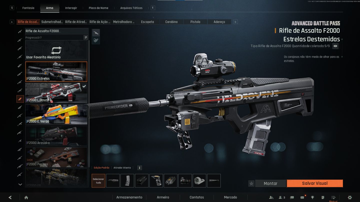 CONTA ARENA BREAKOUT 300M+ STASH + 3 SKINS