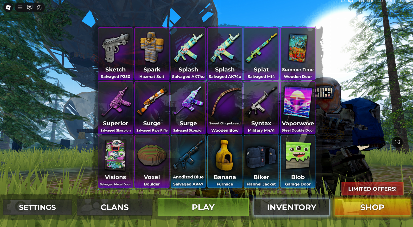 CONTA RARA FALLEN SURVIVAL + GAMEPASSES + BUNDLES EXCLUSIVAS!