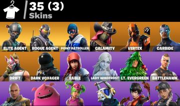 CONTA FORTNITE BOA | 35 SKINS | ELITE AGENT | ROGUE AGENT | ORNAGE JUSTICE e MT+