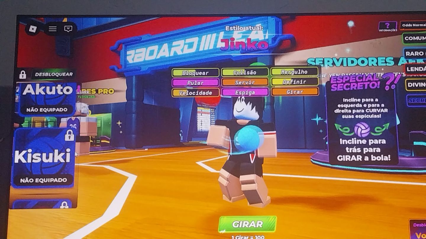 Conta de bloxfruits upada em vários jogos do Roblox