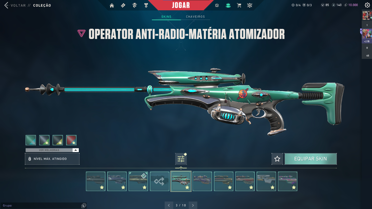 Conta Valorant VALOR NEGOCIÁVEL | Full acesso | R$ 4.000 gastos | Muita skin