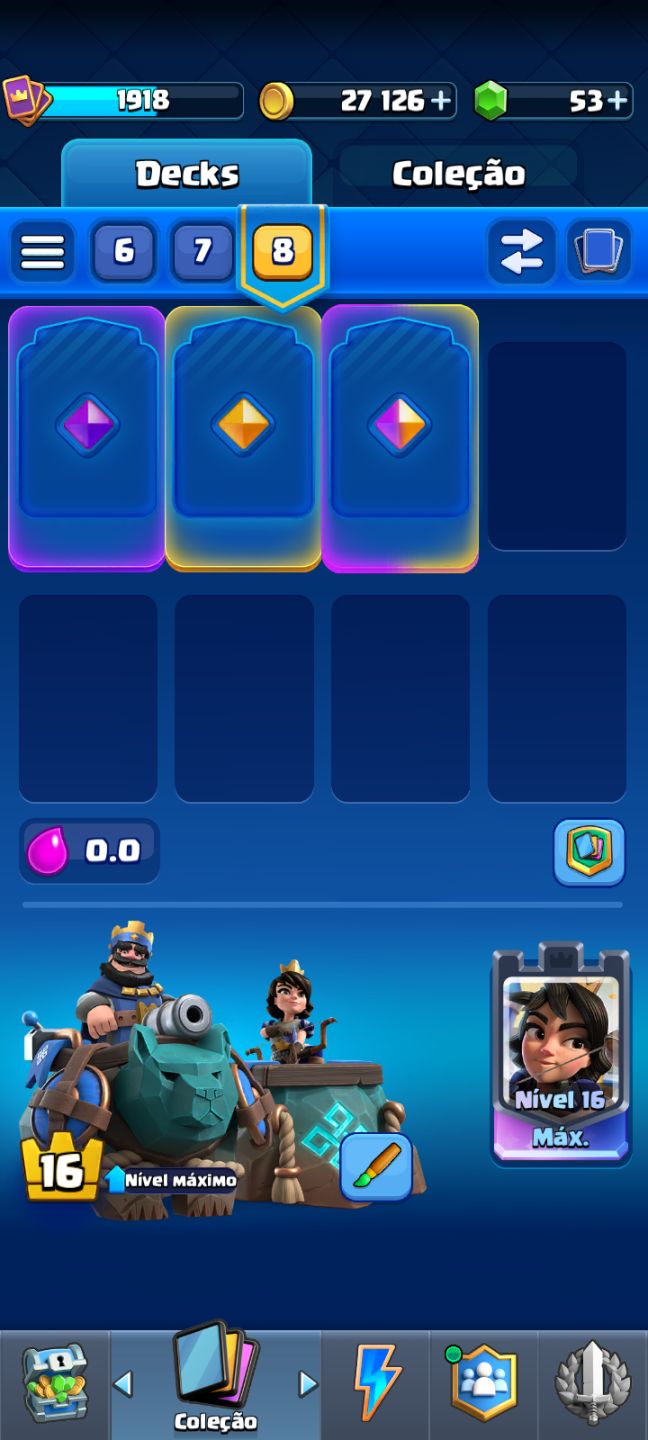 Conta de Clash Royale com 13k