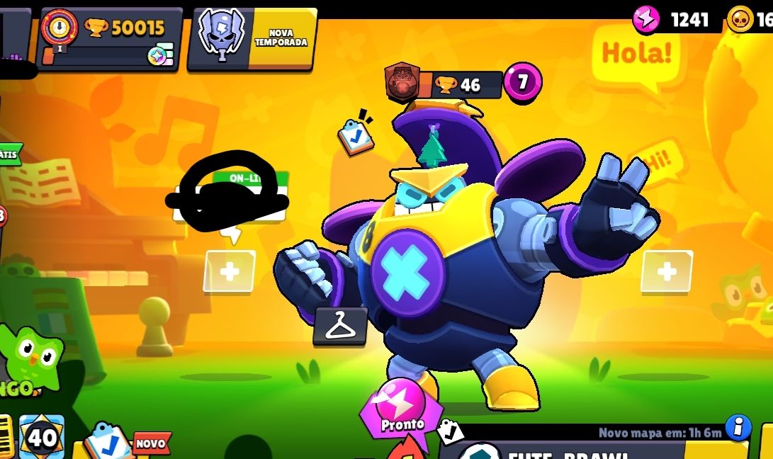 Conta de Brawl 50K de troféus, (PRA SAIR HOJE!!!))