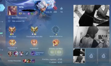 Conta mobile legends mítico