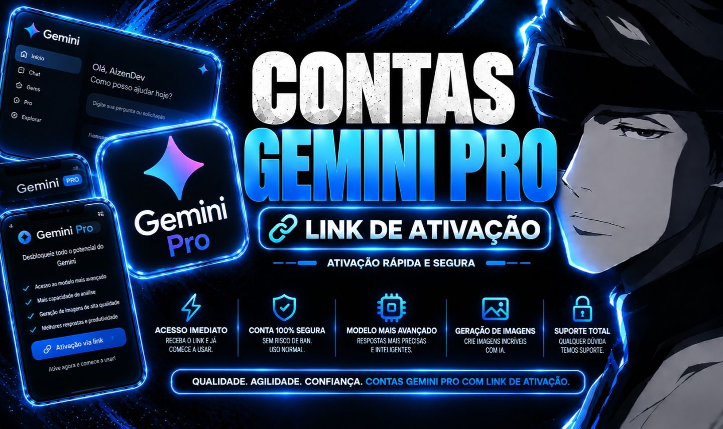 Google AI Pro 5TB 1 Mês - Link de Ativação | Melhor Preço