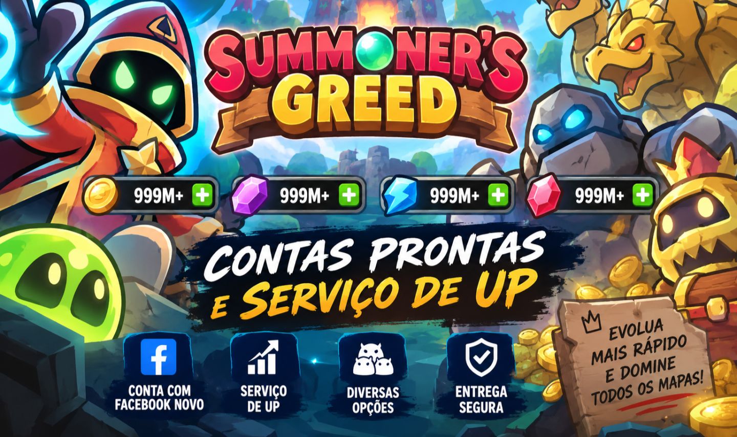 Summoner's Greed / CONTA COM RECURSOS ILIMITADOS