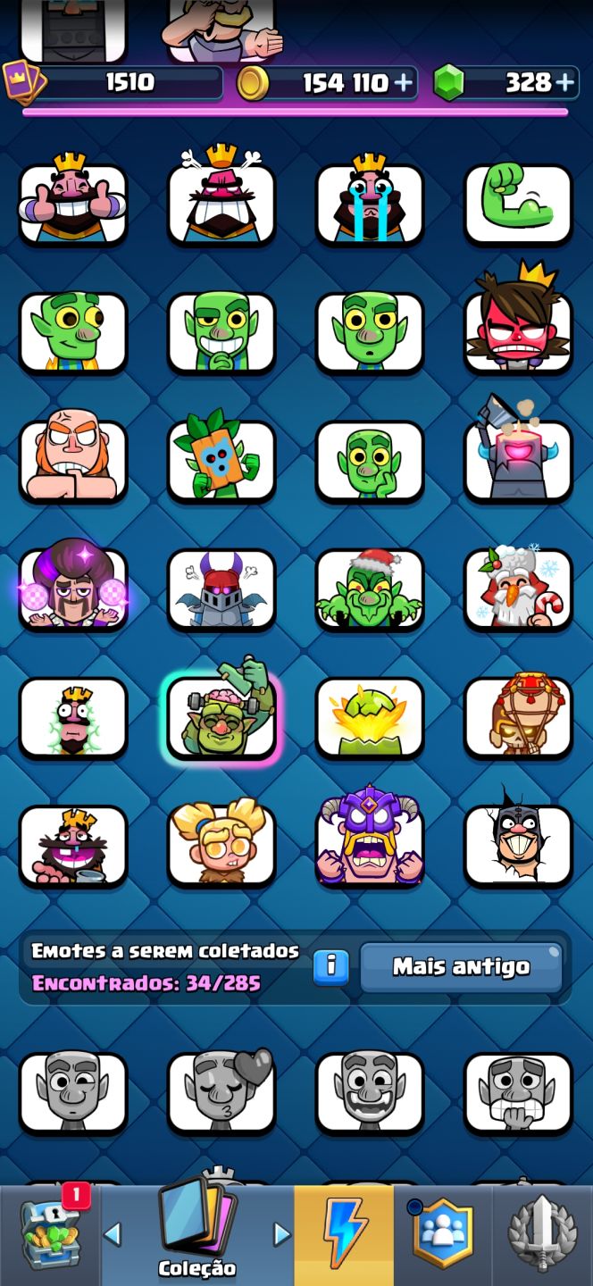 Conta de clash bem montada