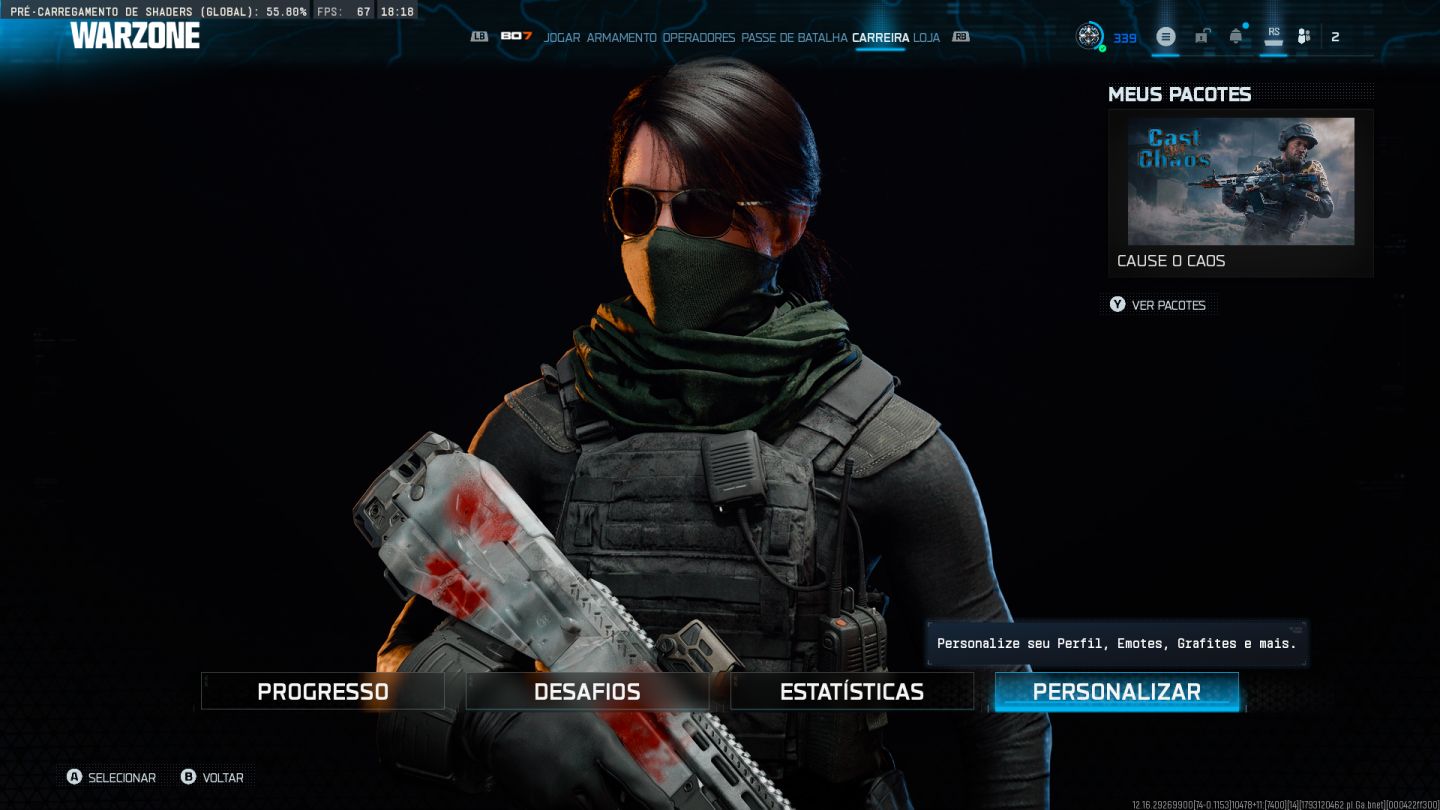 CONTA WARZONE PARA INICIAR NO MW4 (PRESTIGIO 340) (ARMAS FULL) (FULL ACESSO) !