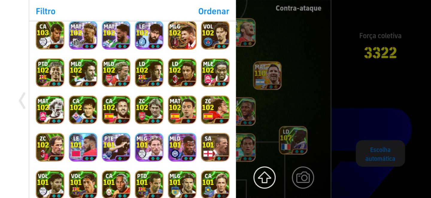 Conta eFootball Mobile - Competitivo e Coleção
