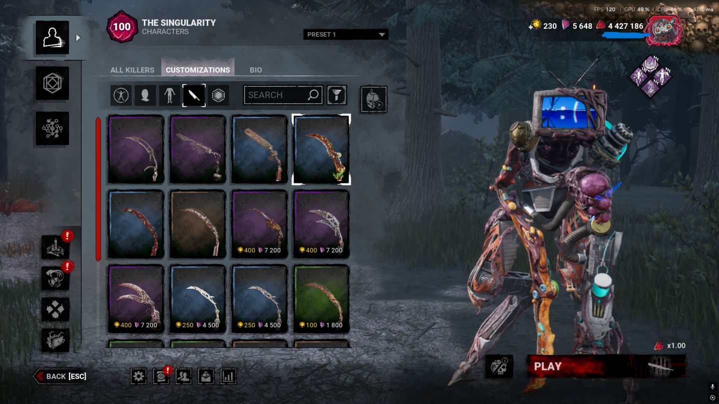 CONTA DBD EPIC COM PINHEAD E MYERS + CONT FORTNITE E ROCKET LEAGUE