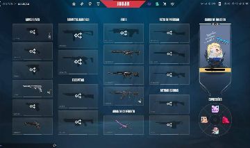 CONTA VALORANT COM MUITAS SKINS (ACEITO OFERTAS)