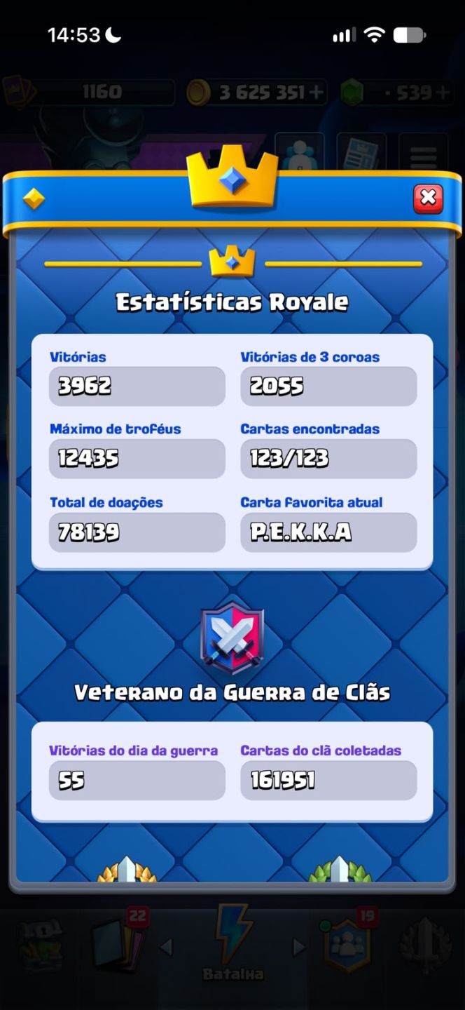 Conta Clash Royale 9 Anos | Rei Nível 16 (MAX) | Todas as Cartas